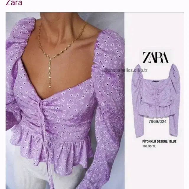 zara 자라 쉬폰블라우스