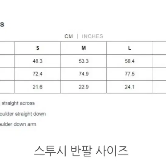 스투시 파리 티셔츠 사이즈 S