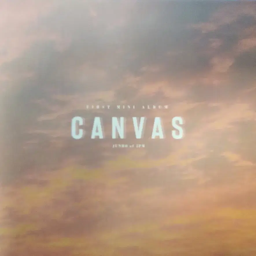 2pm 준호 솔로앨범 one, two, canvas