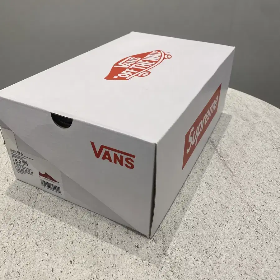 260 슈프림 x 반스 Vans x Supreme Sid Red 시드 레