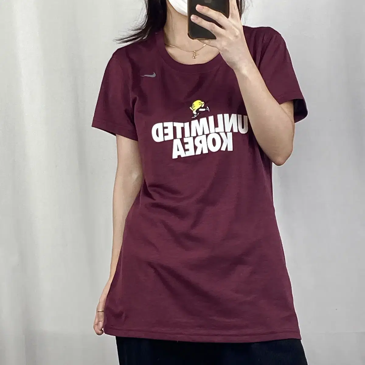 Nike Dry Fit Burgundy Functional Short Sleeve Tee S .240619