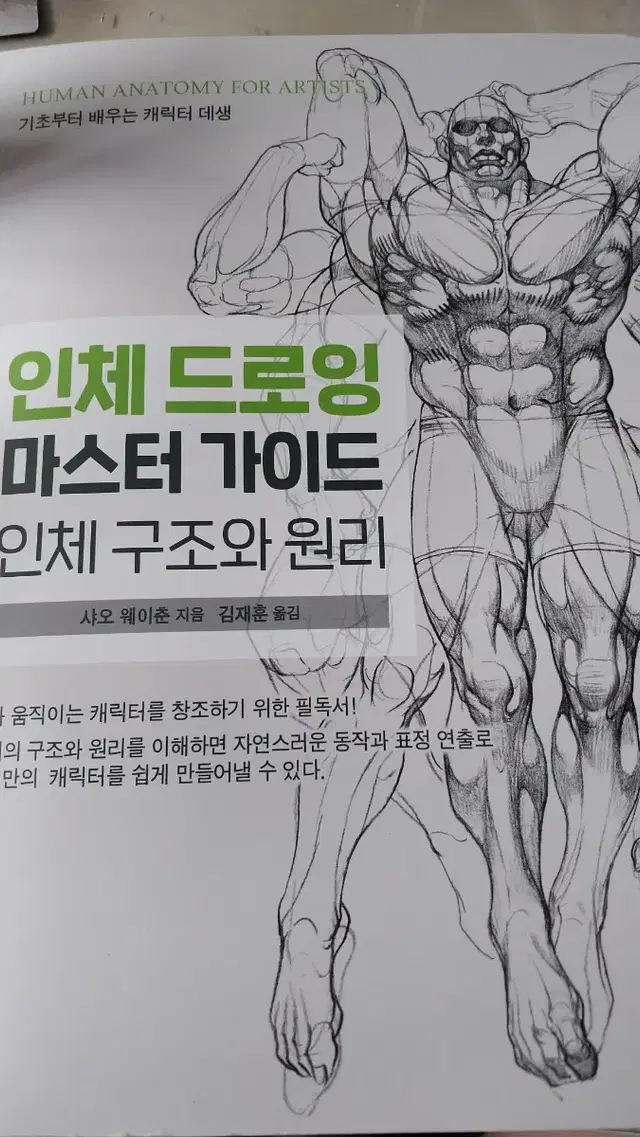 인체 드로잉 마스터 가이드 인체 구조와 원리 / 인체, 드로잉, 작법서