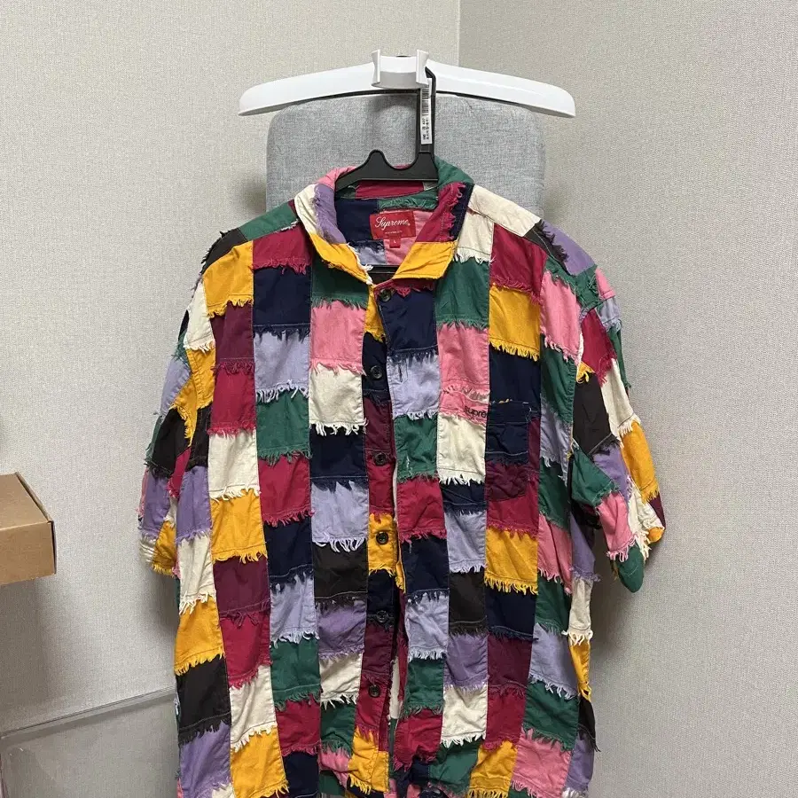 슈프림 셔츠 Supreme Patchwork Shirt