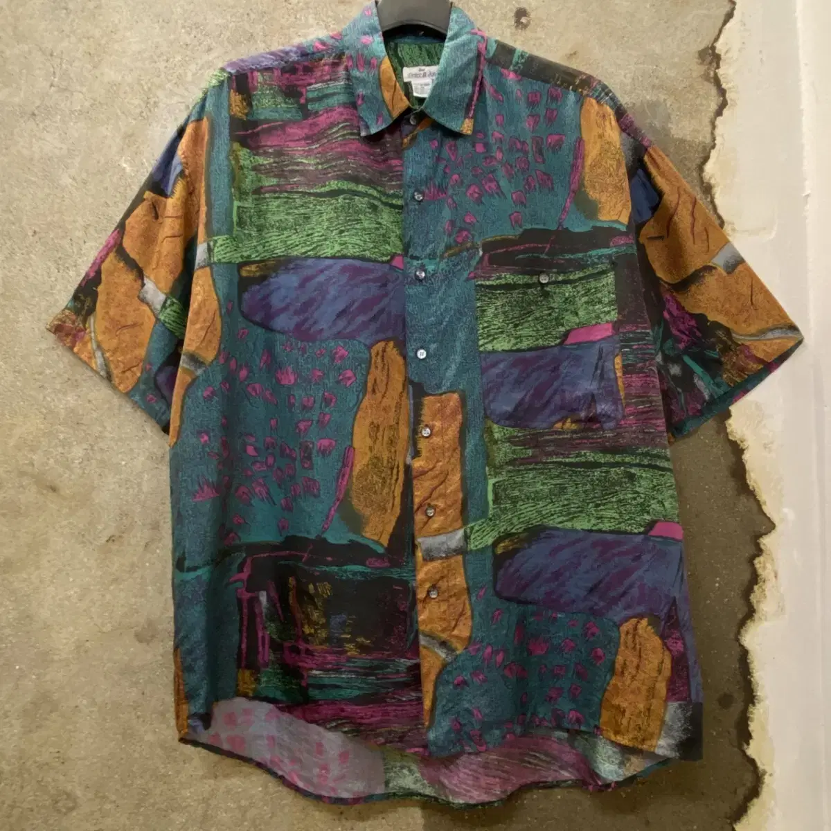 Brand New 90s American Vintage 100% Silk Hawaiian Shirt