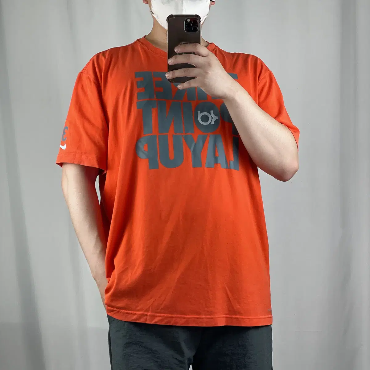 Nike DryFit Orange Round Short Sleeve Tee XL .240619