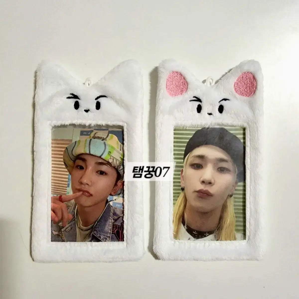 [bulk] shinee key Kibum Kipomi (white + ping pomi) photocard holder WTS