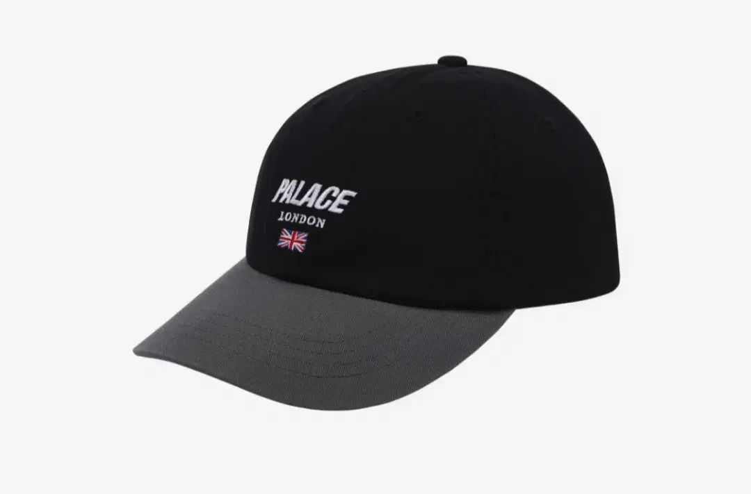 Palace London 6-Panel Black Grey - 24SS