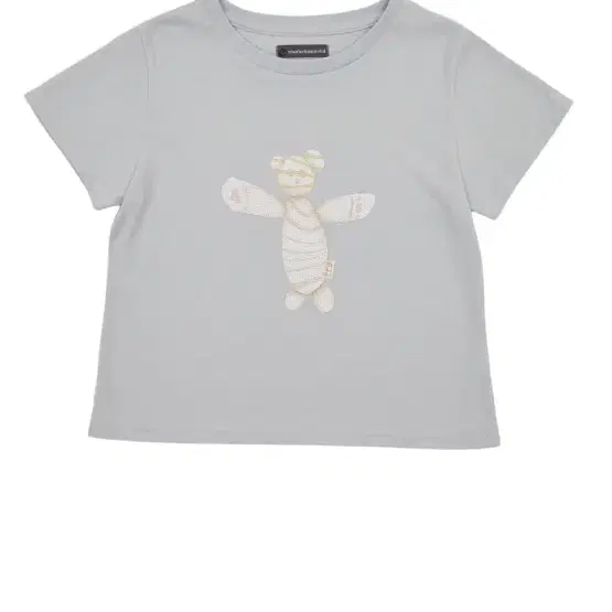 suu CUTE BEAR TEE SKY BLUE