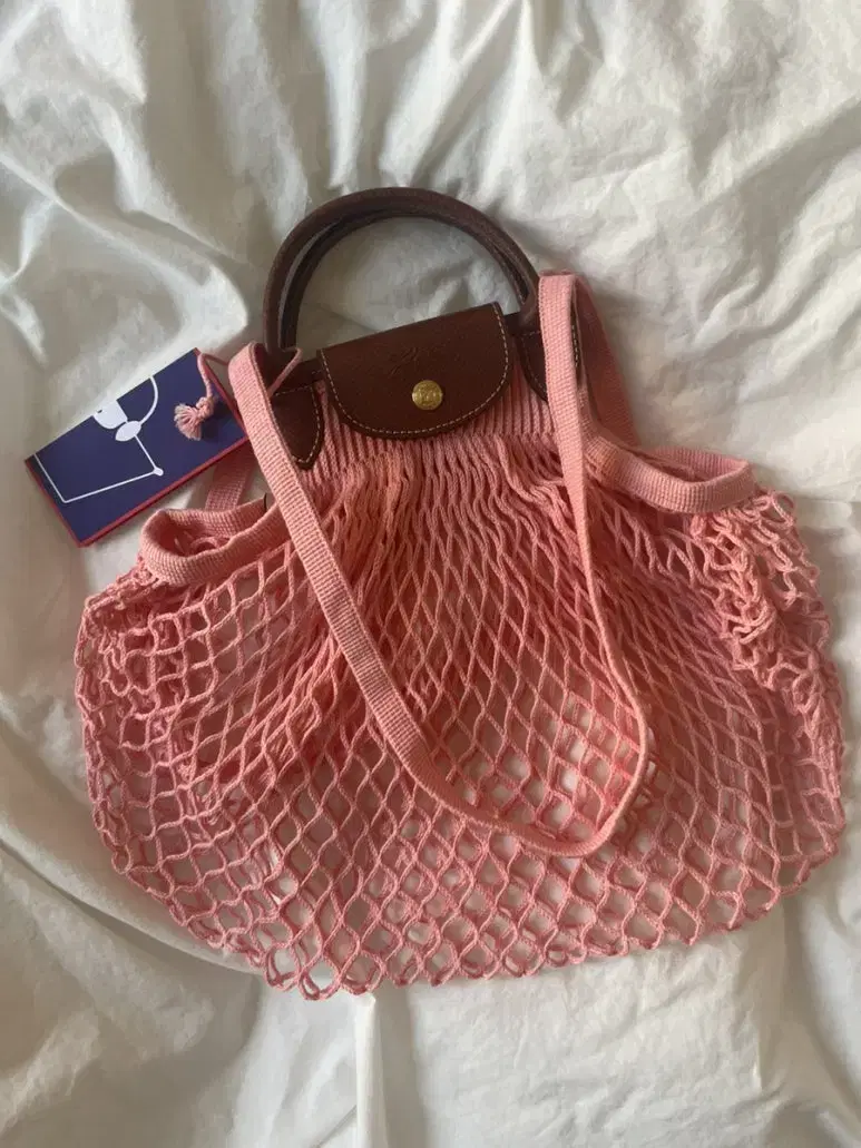 New Arrivals :) Longchamp Fillet Bag Rose Color Fillet Longchamp Net Bag