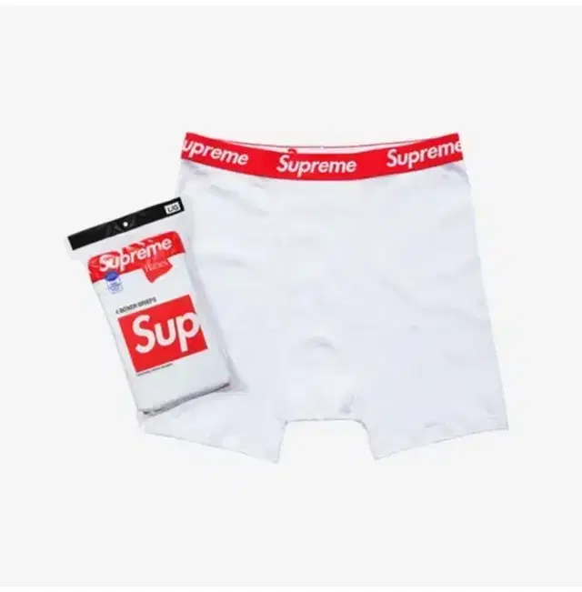 Supreme 슈프림 박서 브리프 화이트