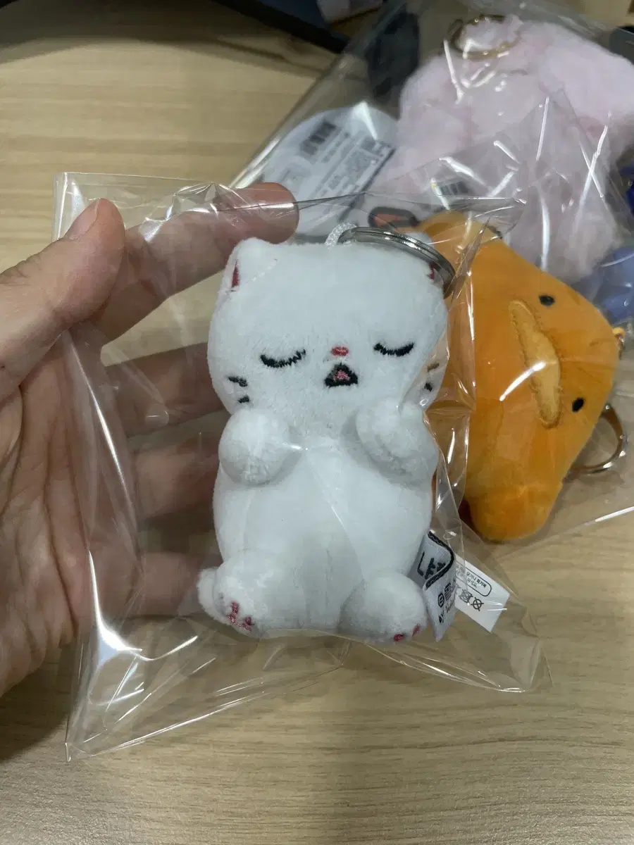 새상품 sealed 냐한남자 keyring 가방고리