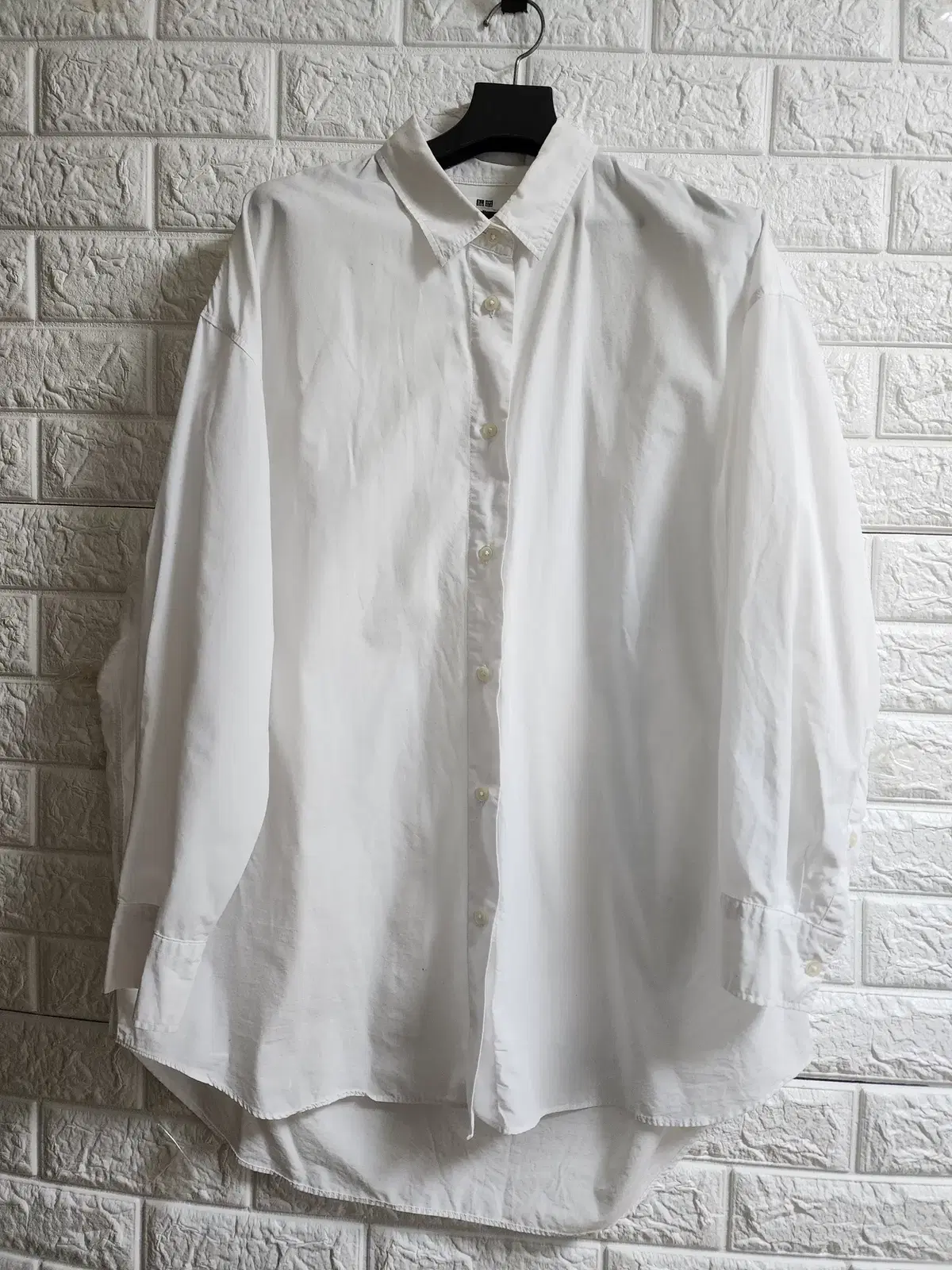 UNIQLO/Shirt/Nambang/Cotton/Women/XL/Washed