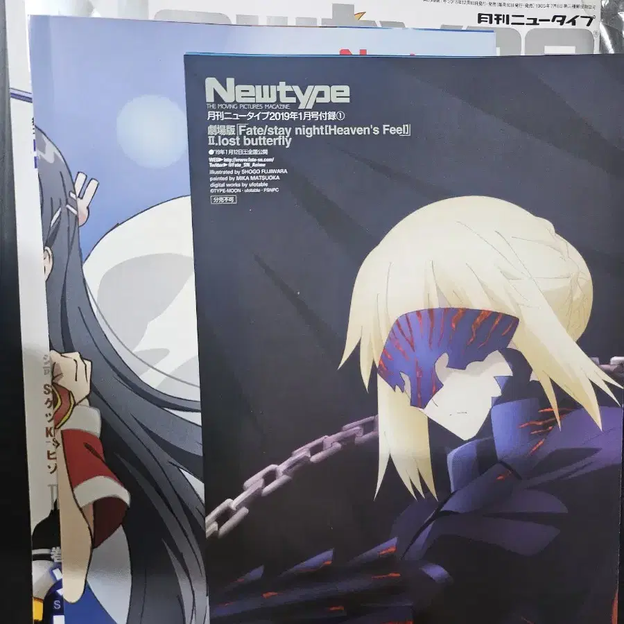 소드아트온라인 뉴타입 newtype 잡지