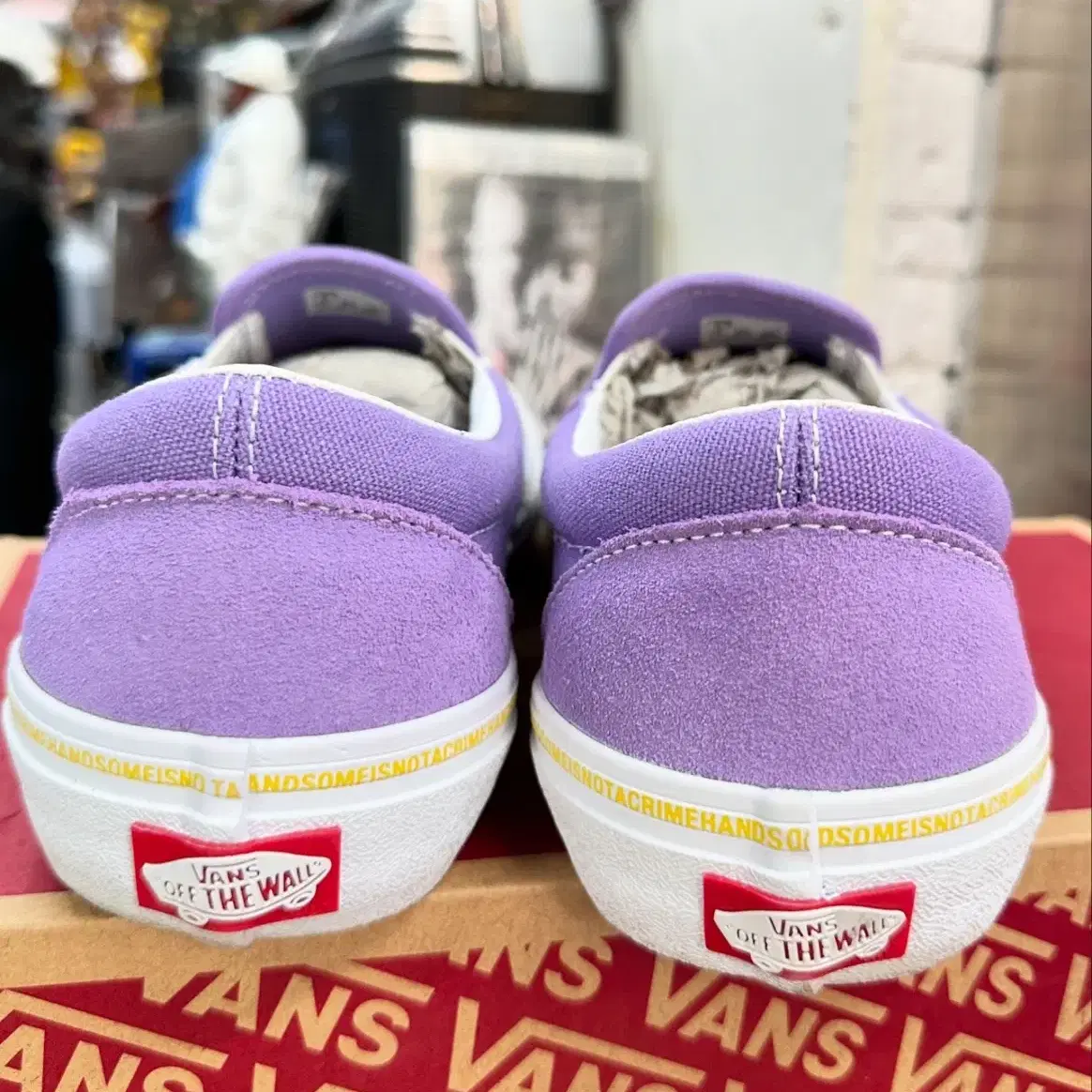 반스 슬립온 vans  slip on pro x chun chai