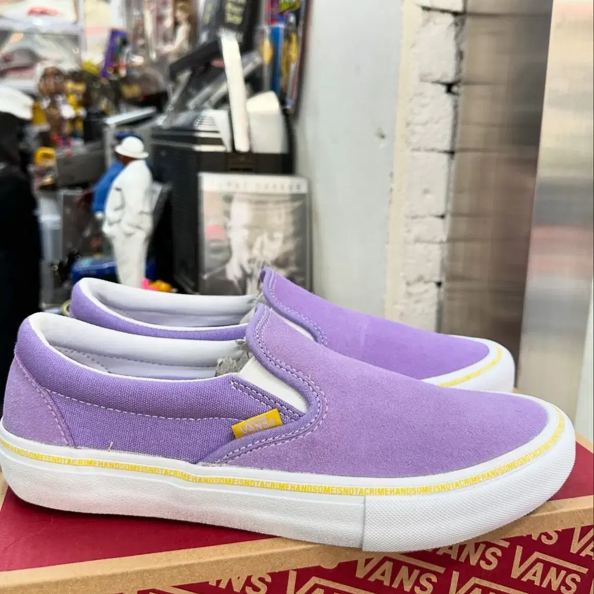 반스 슬립온 vans  slip on pro x chun chai