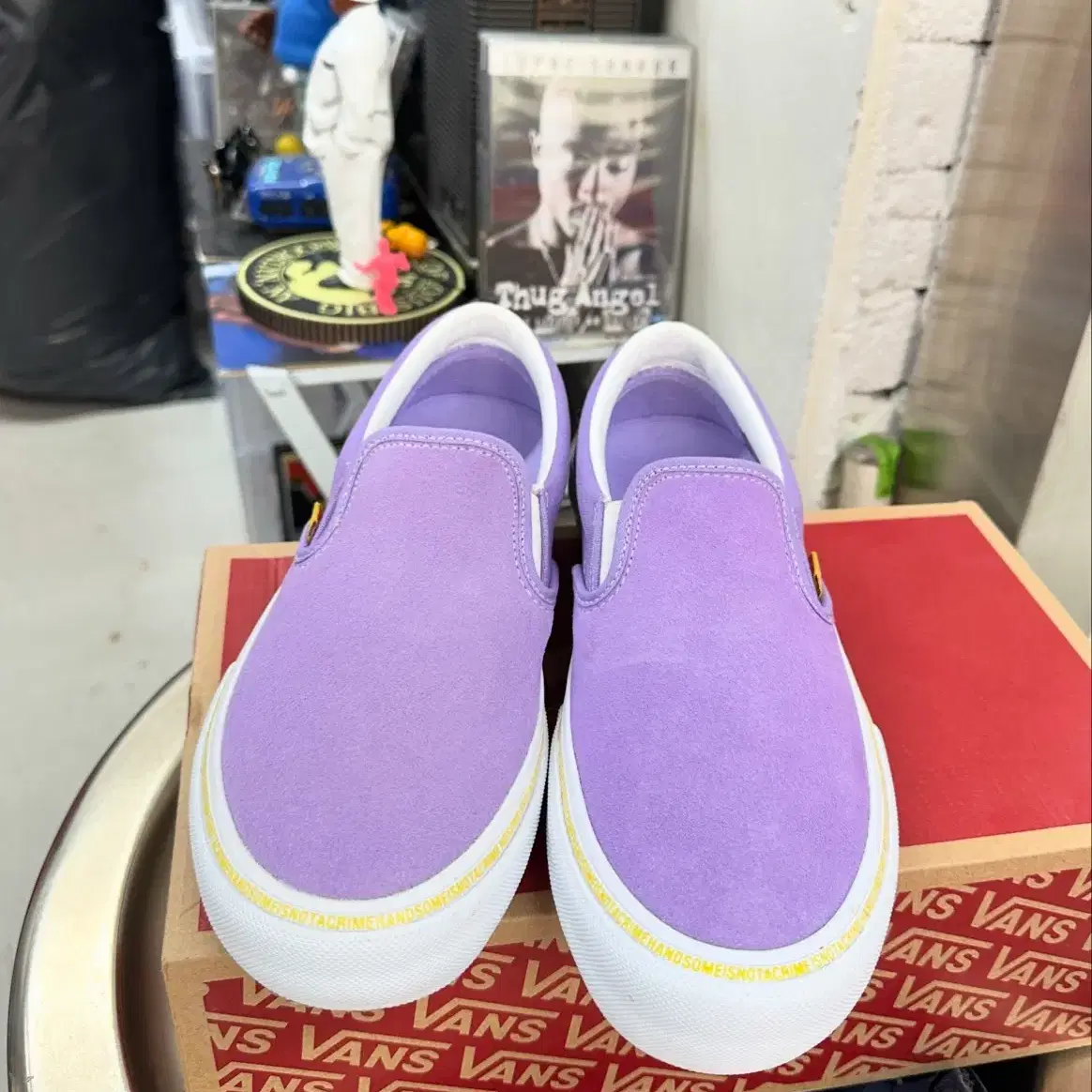 반스 슬립온 vans  slip on pro x chun chai