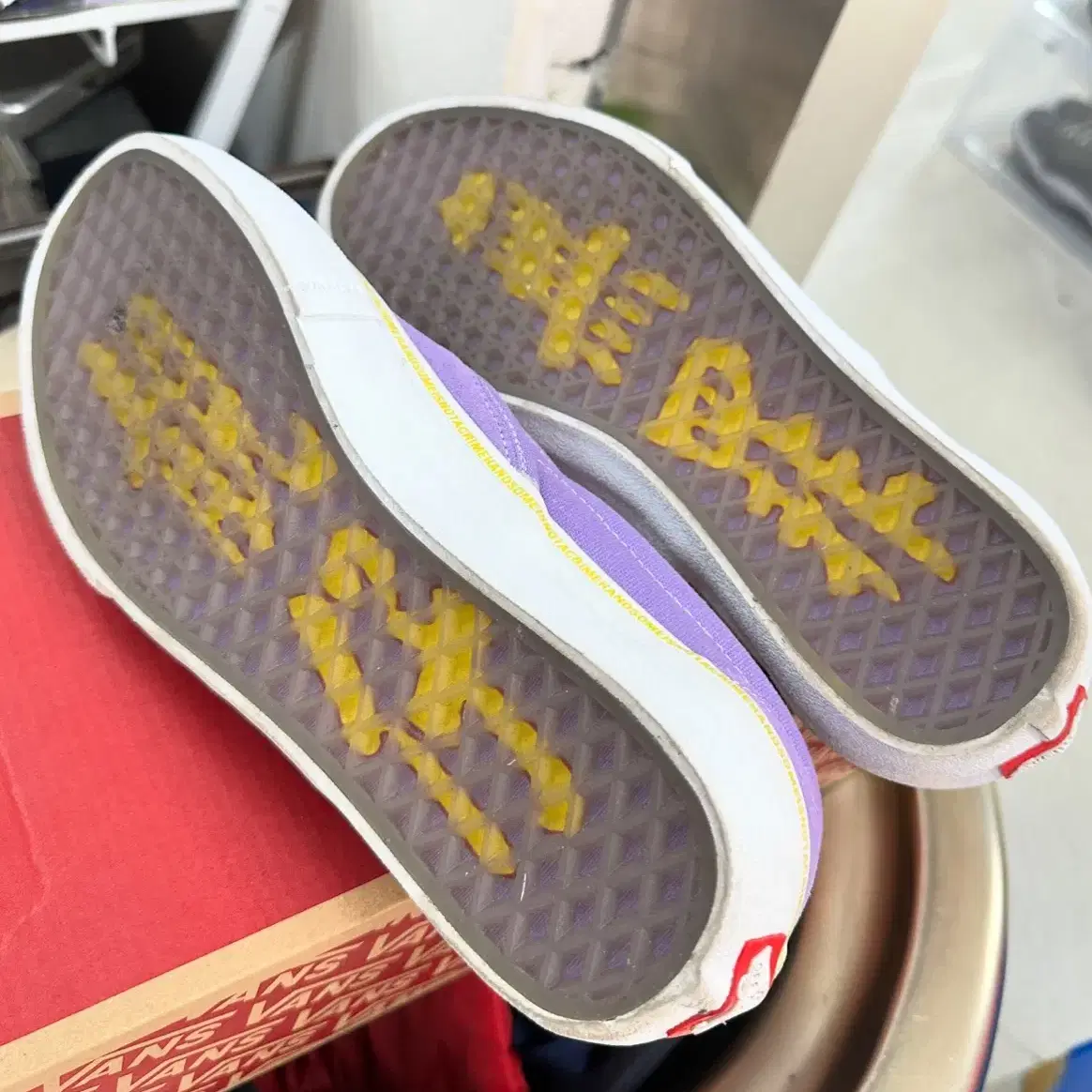 반스 슬립온 vans  slip on pro x chun chai