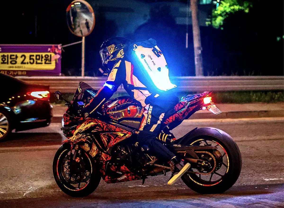 CBR650R 21년식 익실풀배기 소음기탈거 구변완 풀데칼