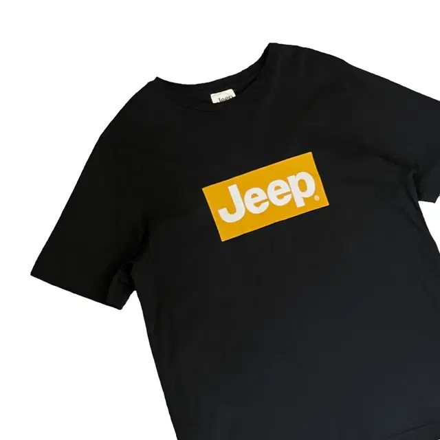 Jeep 지프 블랙 프린팅 반팔 티셔츠