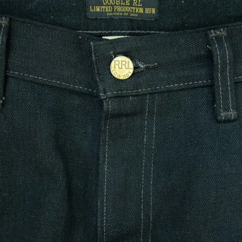 RRL 더블알엘 리미티드에디션 high slim 블랙진