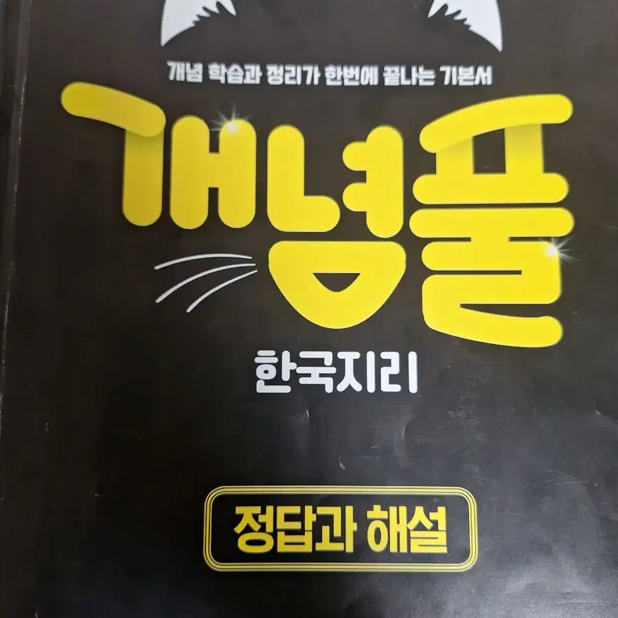 (가격깎아줍니다) 한국지리 문제집