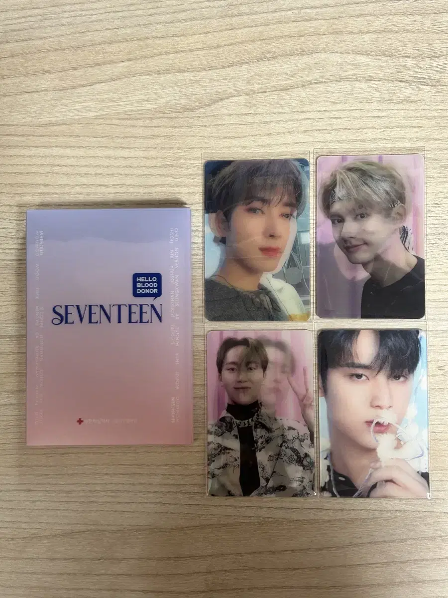 Seventeen Blood Donation Lenticular (Jun wonwoo mingyu Seungkwan)