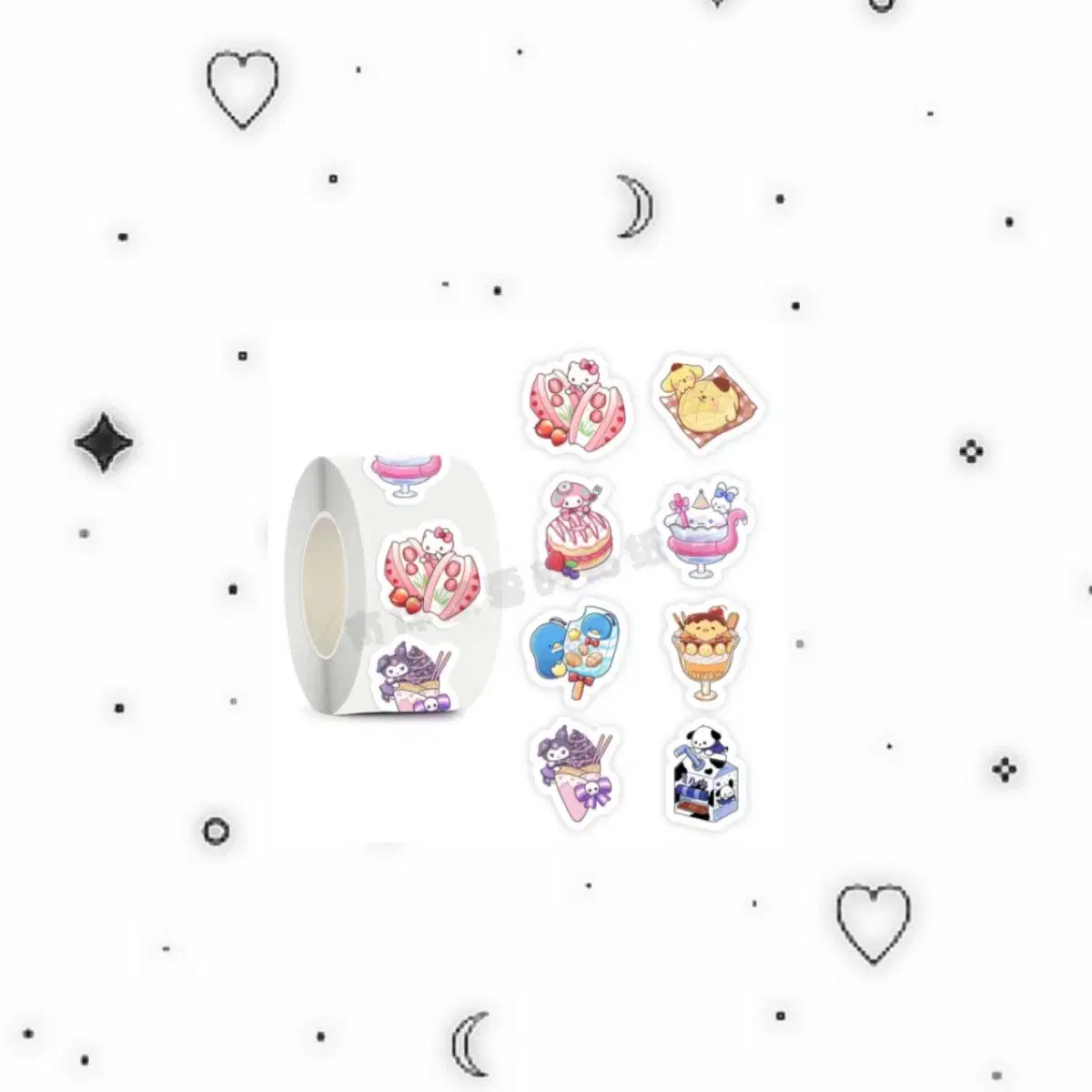 Sanrio Food Roll Sticker