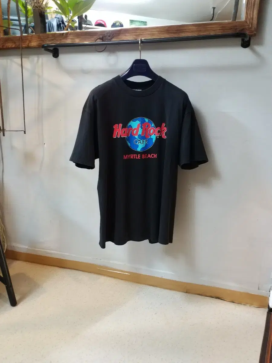 USA 하드락카페 빈티지 수입티셔츠 . XL