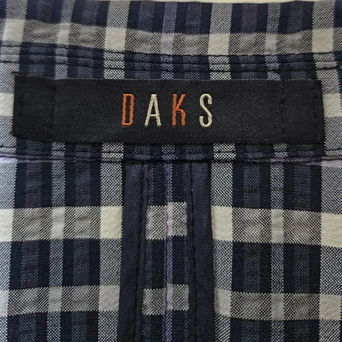 66)DAKS 닥스 여성 견 모 혼방 체크자켓