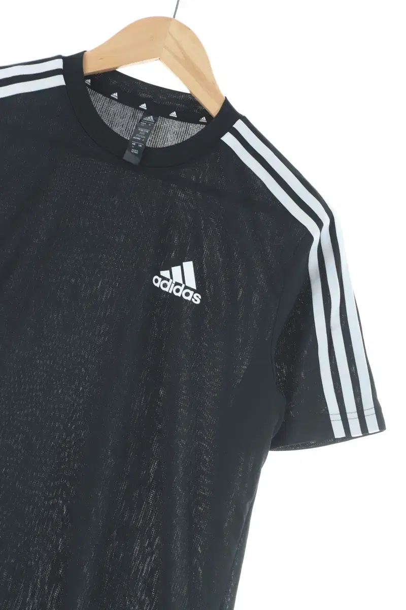 (M) Adidas Vahn Short Sleeve T-Shirt Black Tricolor Line Functional Limited Edition-D61C