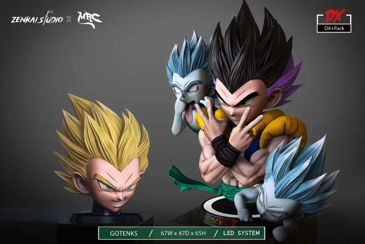 (Pre-Order)ZENKAI GotenksRezin Dragon Ball FiguresDragon Ball Resin