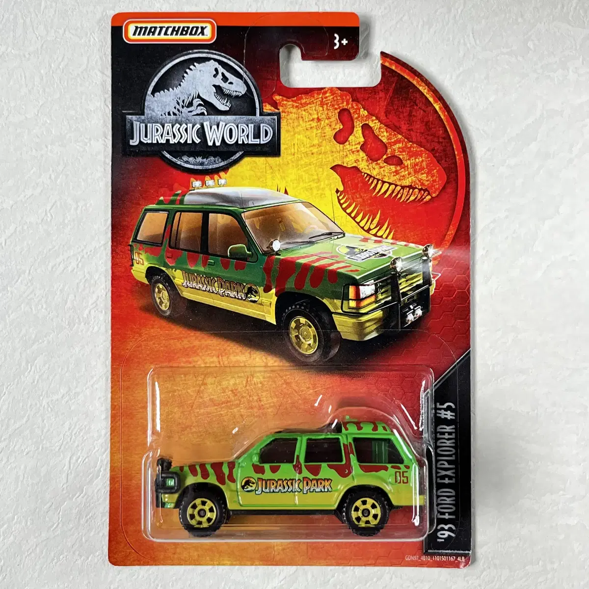 Matchbox Jurassic Ford Explorer FORD EXPLORER #5 Hot Wheels