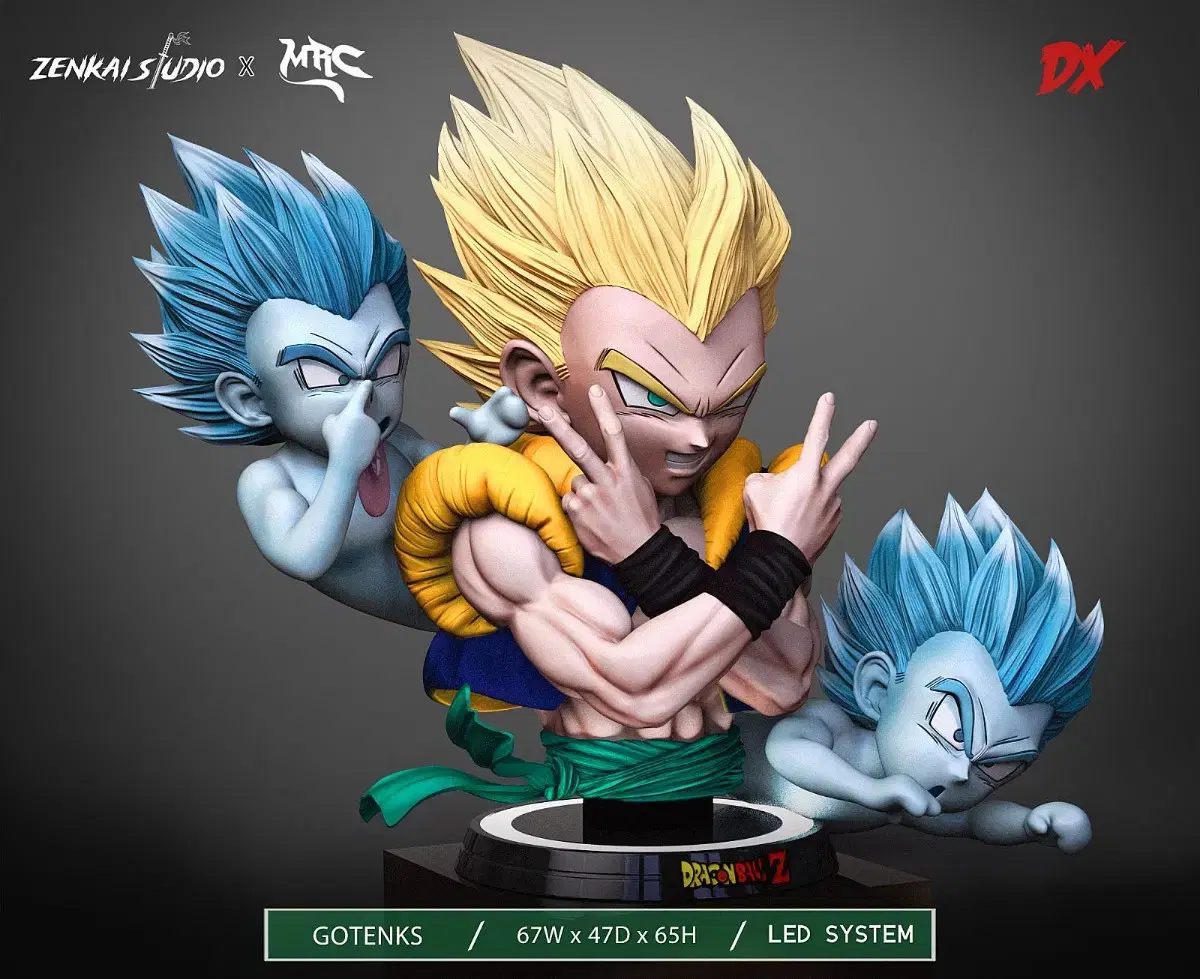 [Pre-Order] ZENKAI x MRC Dragon Ball Gotenks Bust Resin Statue