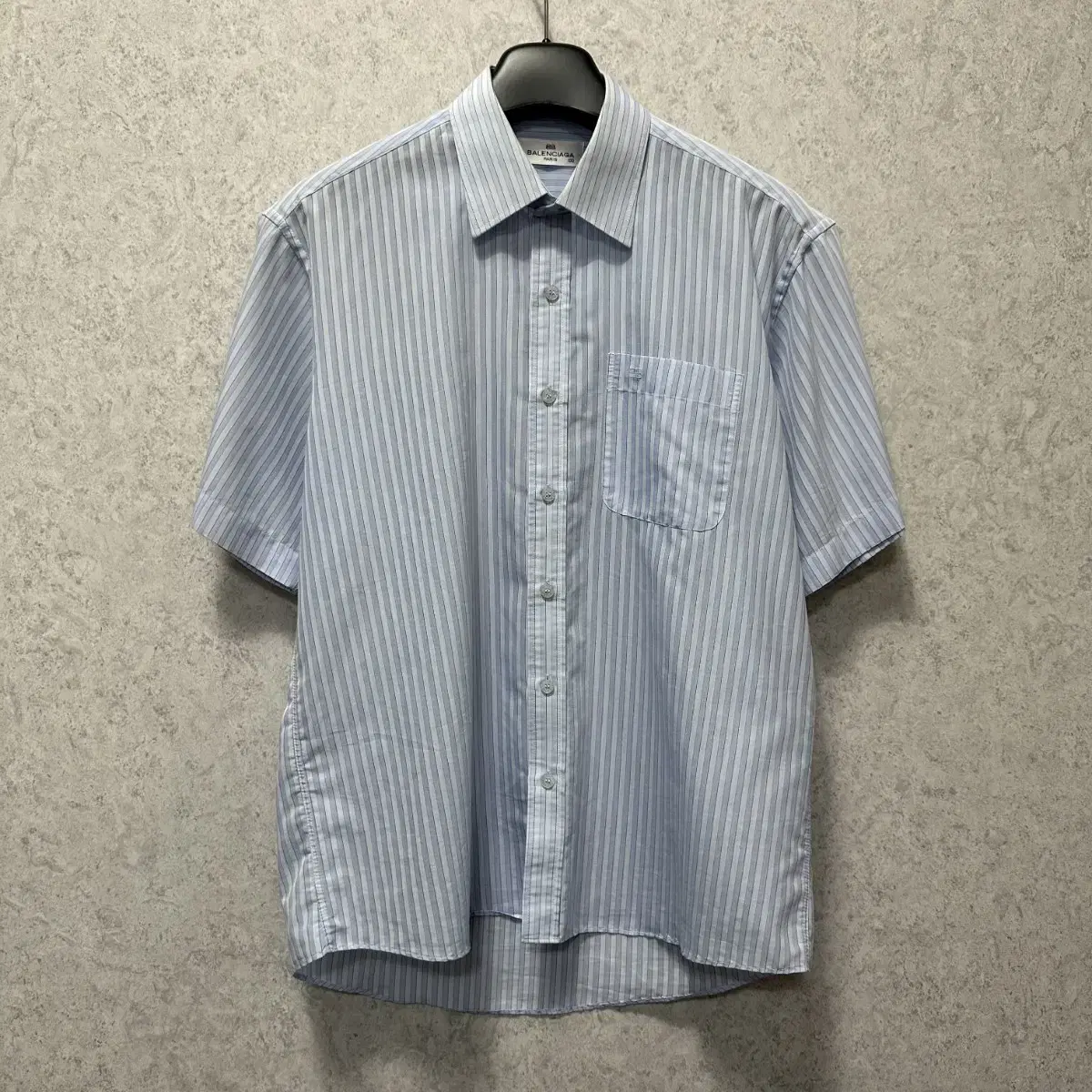 100 Balenciaga Men's Short Sleeve Shirt