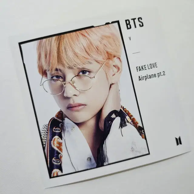 BTS 방탄 뷔 태형 일본 FC 펙럽 체인징자켓 포카