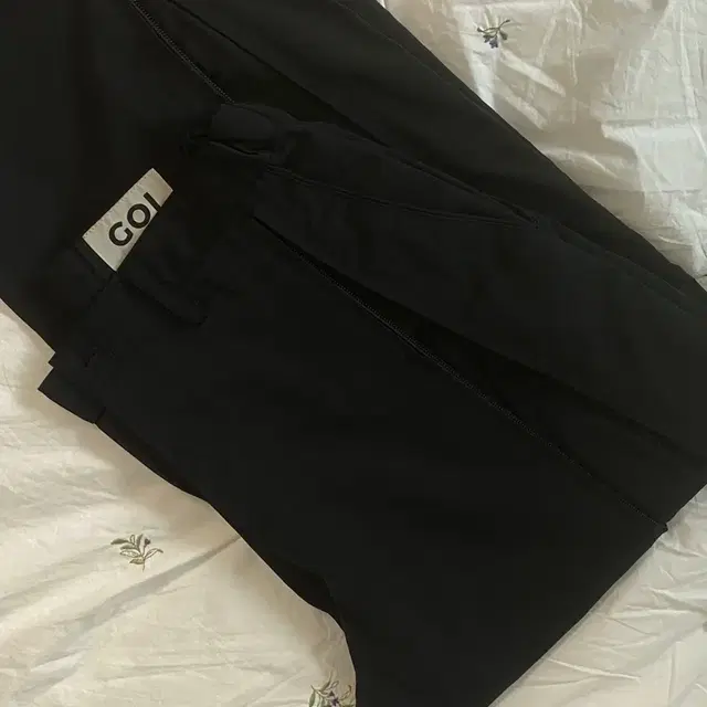 goiown hidden zipper pants black