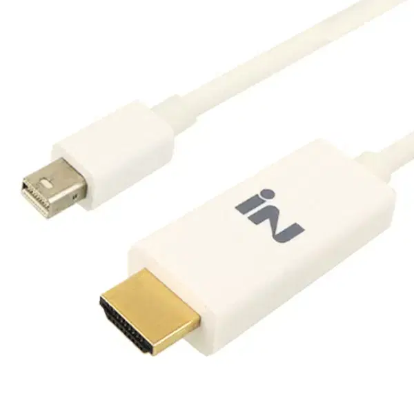 미니DP1.2 to HDMI1.4ver 모니터 변환 케이블 화이트 3m