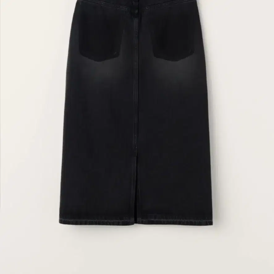 시엔느 winona denim skirt black