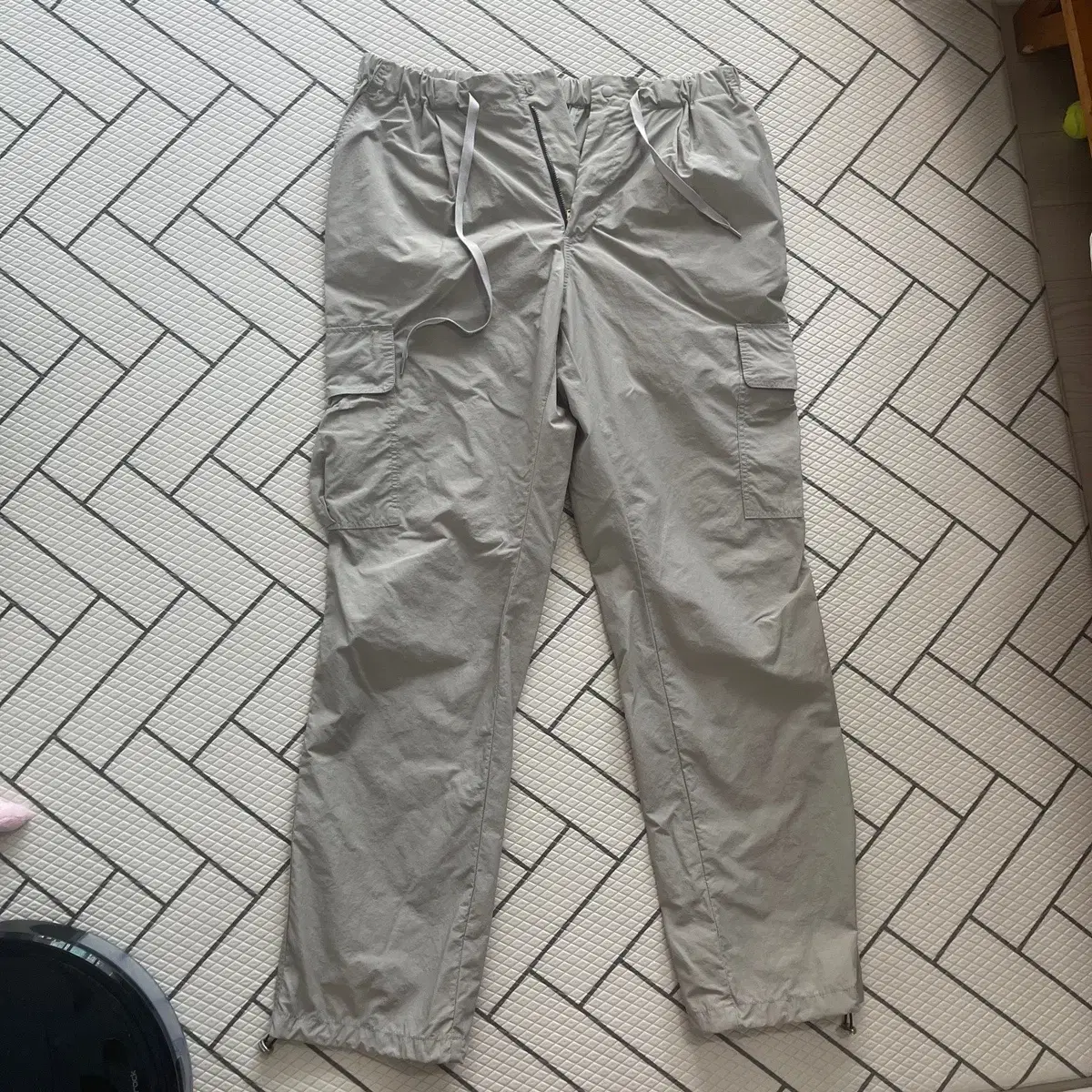 Prismworks String Cargo Pants Beige