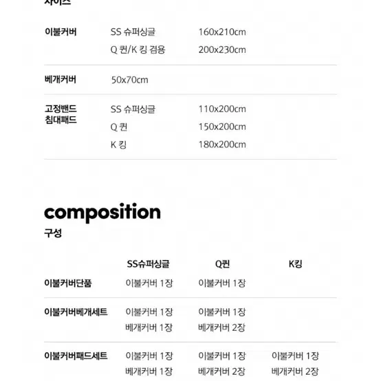 미개봉 새상품 호텔침구류 마틸라 이불커버 판매