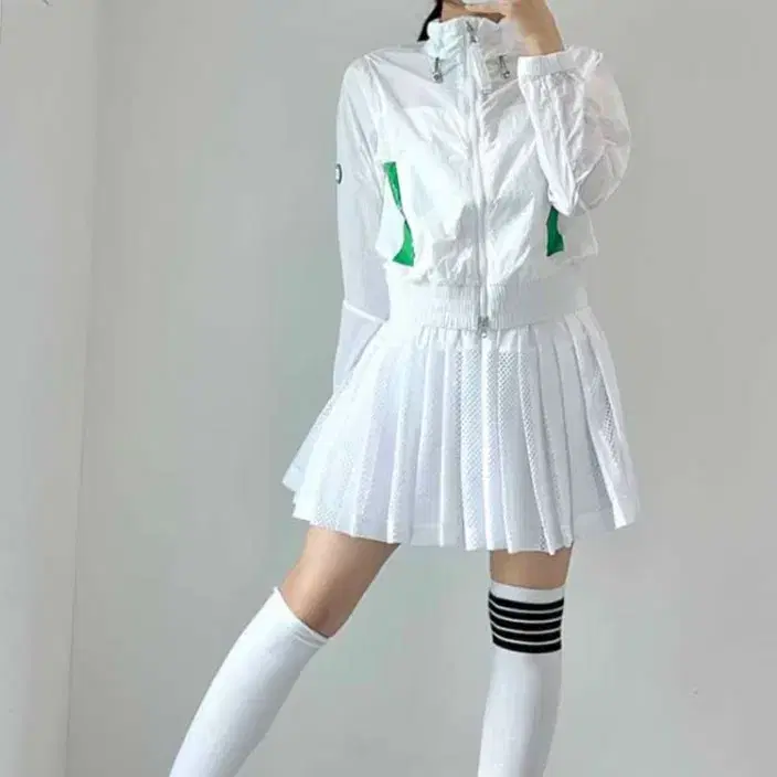 [G/F] 지포 MESH PLEATS SKIRT (WOMEN)