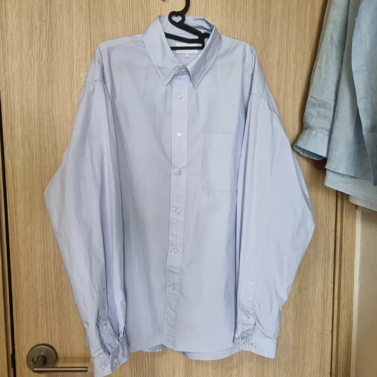 에스피오나지 Paper Cotton Comfy Shirt(블루)