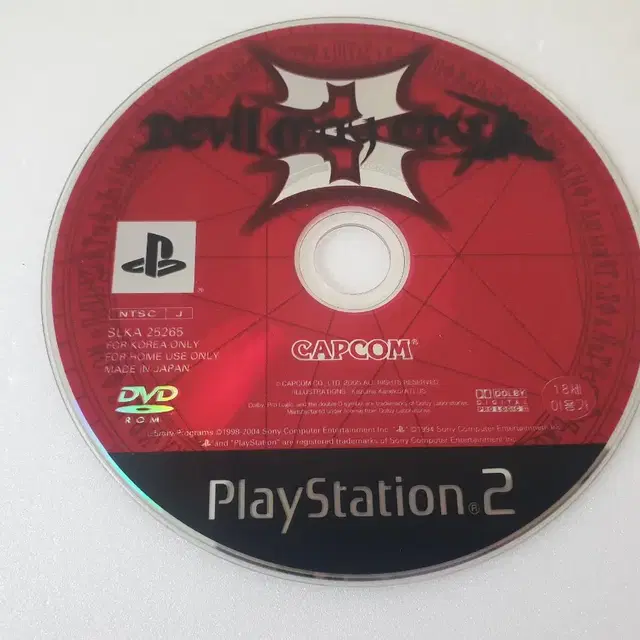 플스2 PS2 데빌메이크라이 3 알시디