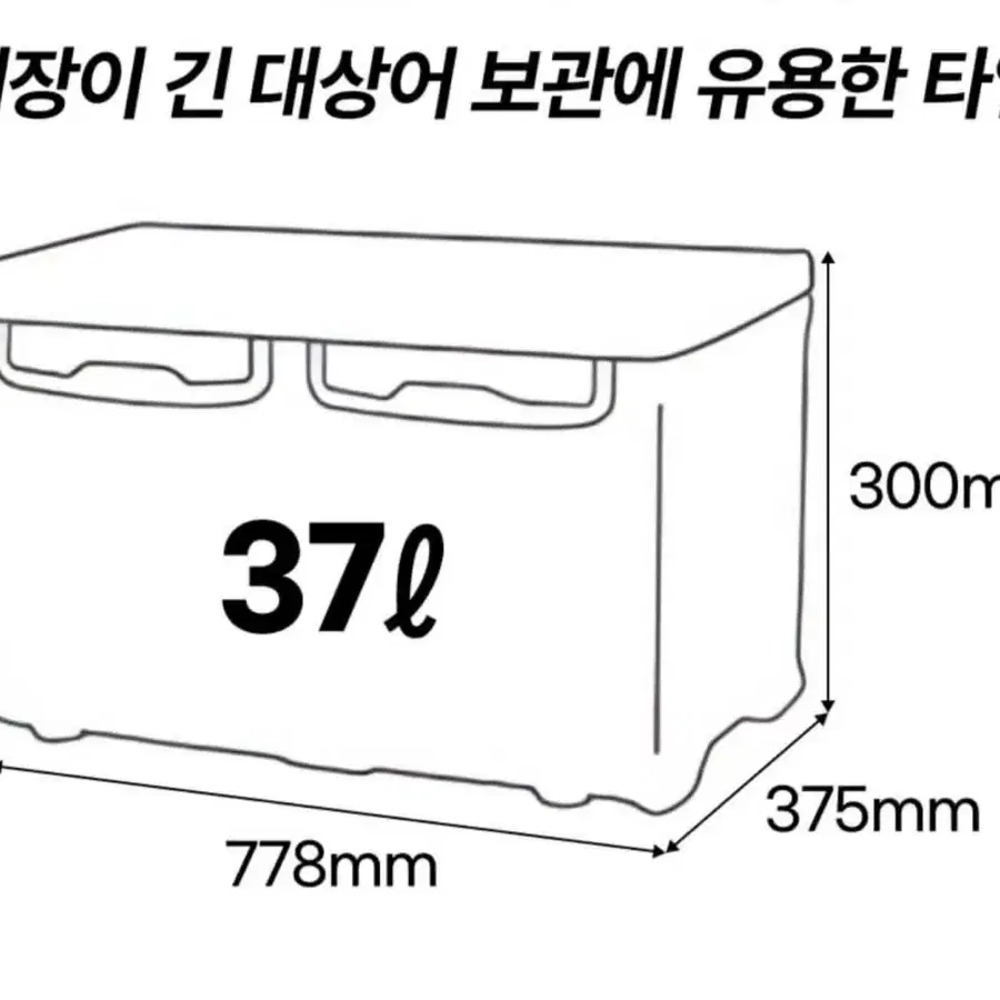 새상품)해동 카리스마 아이스박스 37L 낚시 아이스