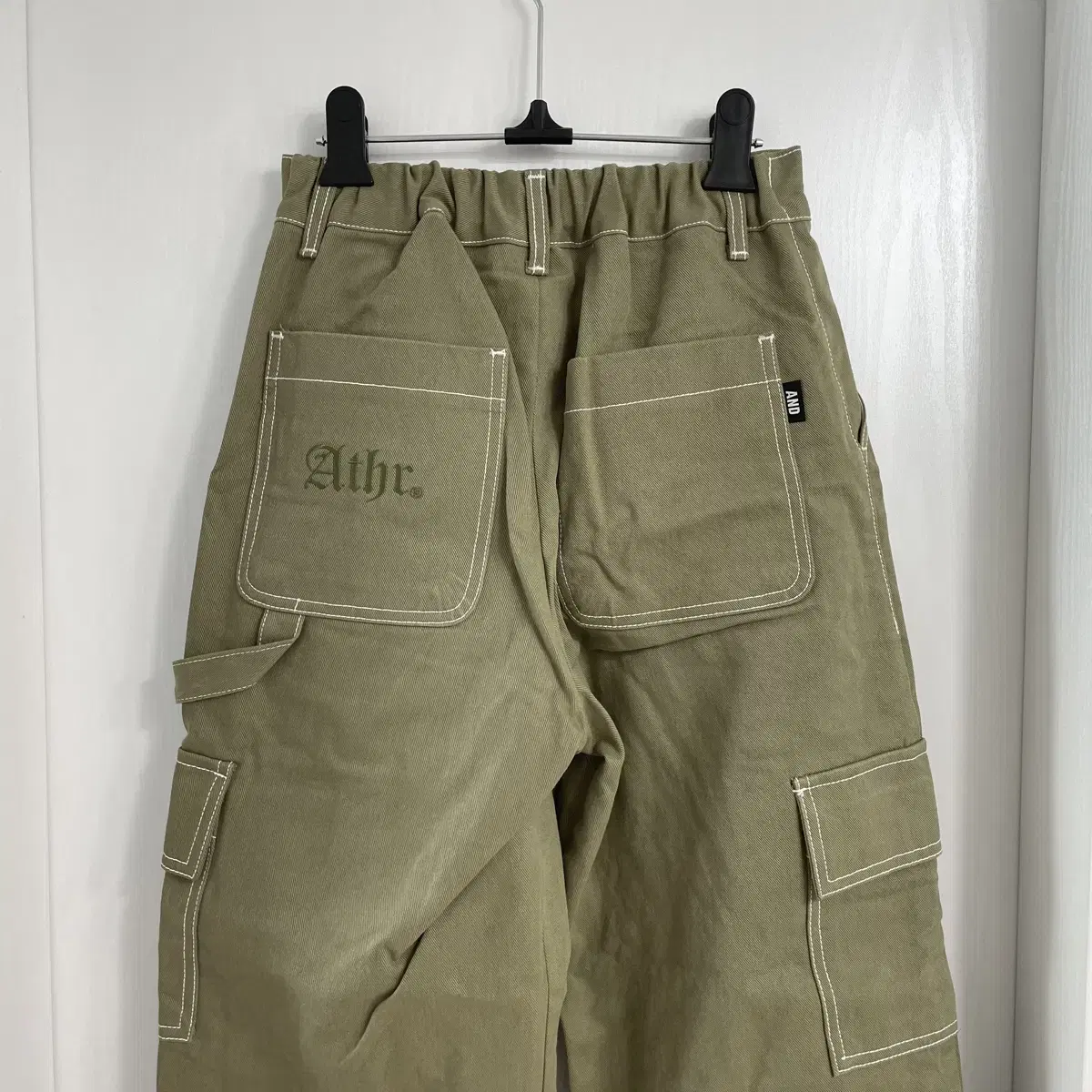 ANDYHEOTHER Khaki jogger pants Cotton pants