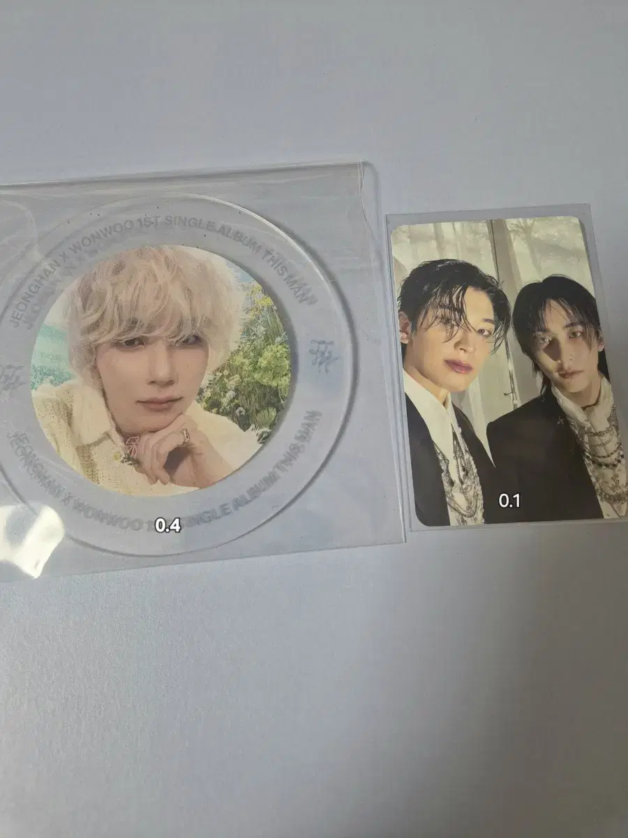 Seventeen Dismal jeonghan wonwoo Coaster UnitPhotocard