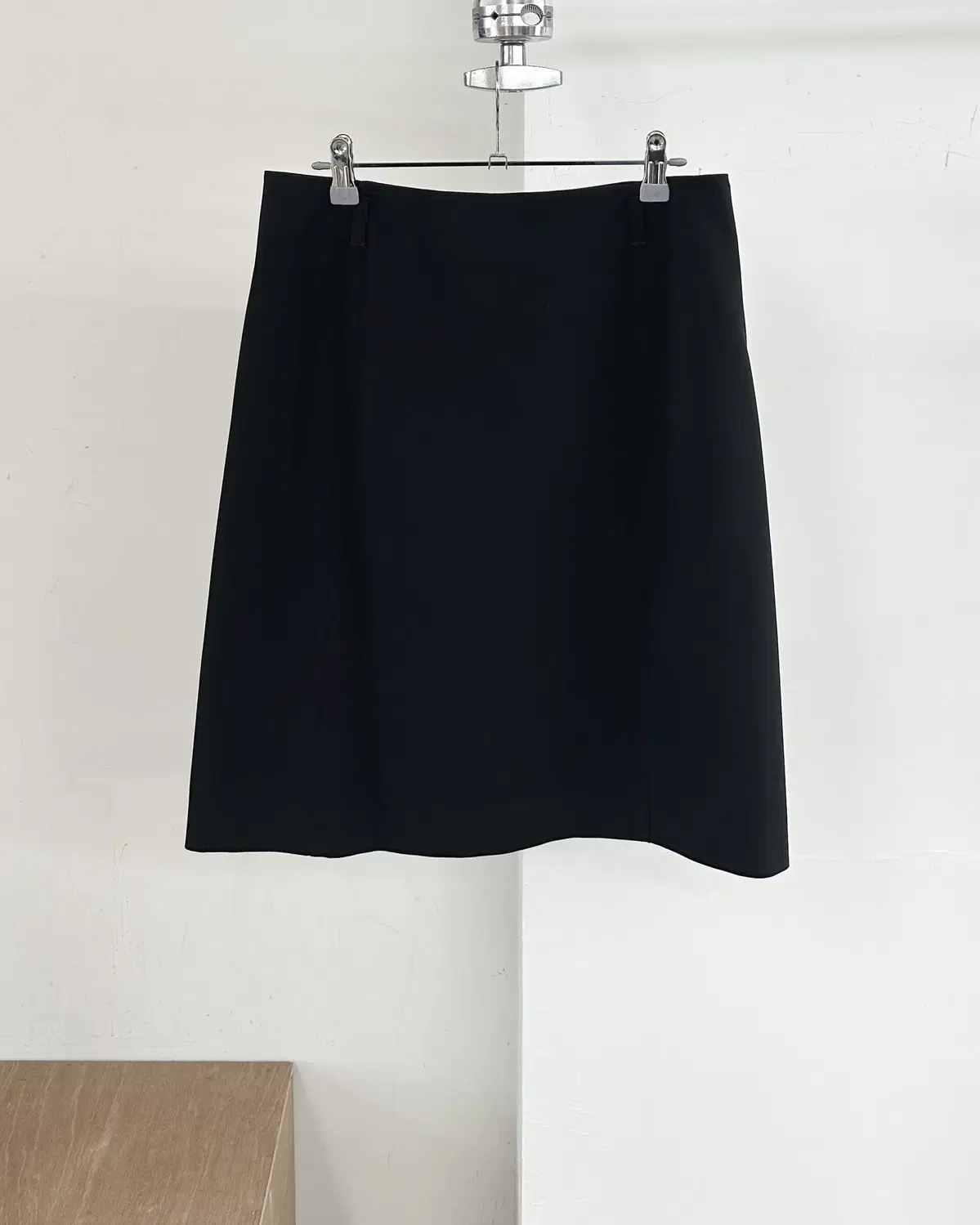 Prada Black polyester midis skirt