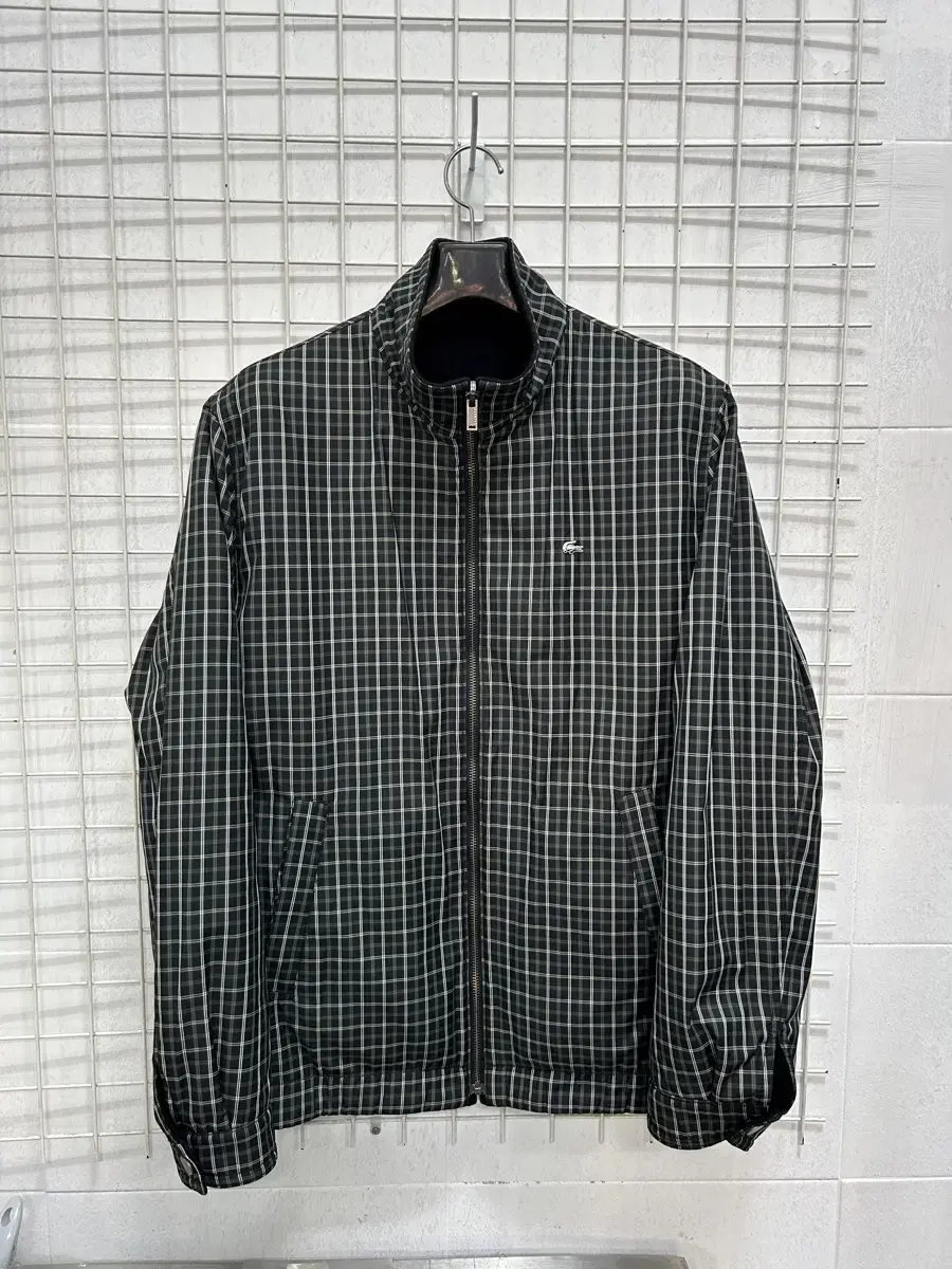 [Lacoste] Men's Logo Check Jumper 100 (lined wool)