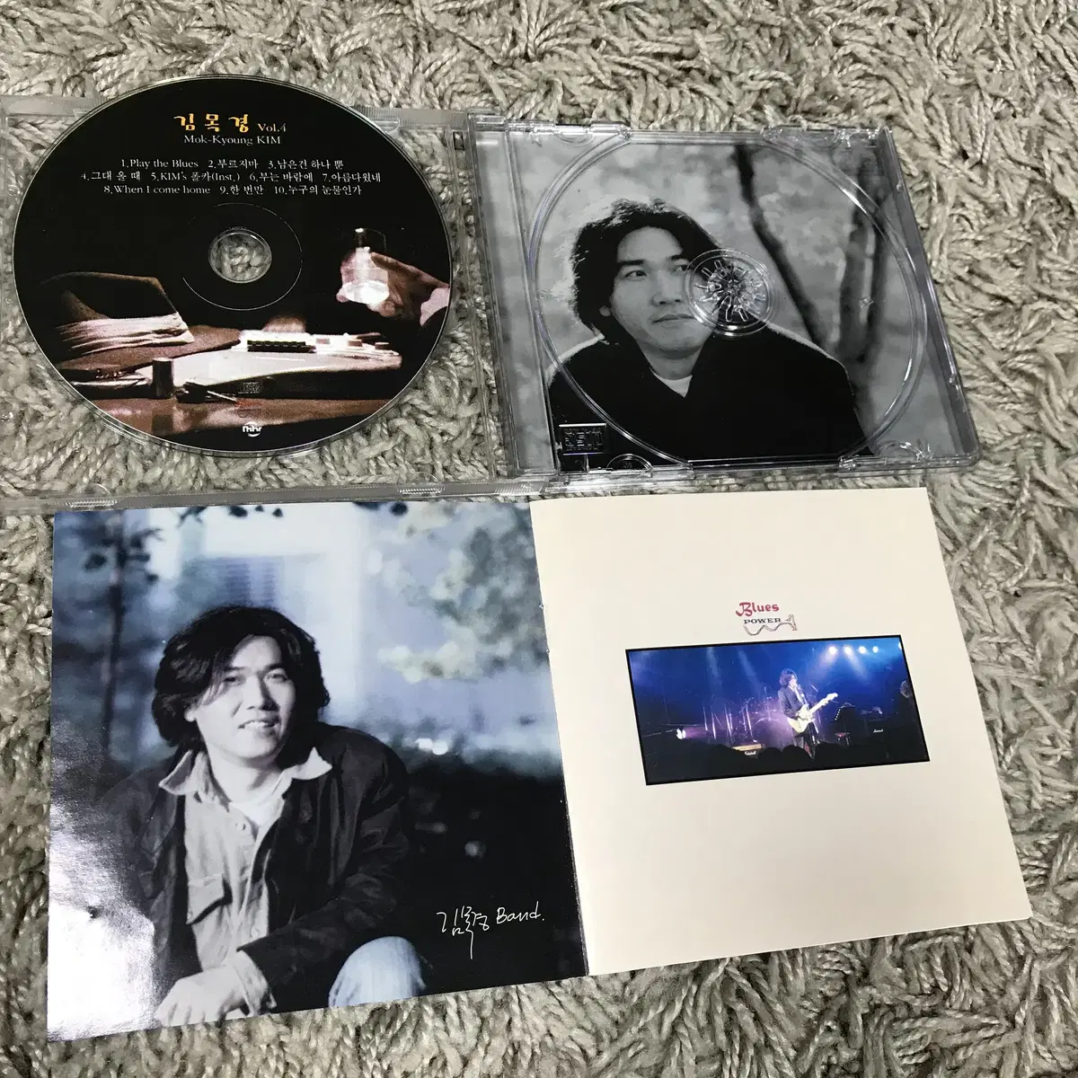 [중고음반/CD] 김목경 4집 Vol.4 Play the Blues 초반