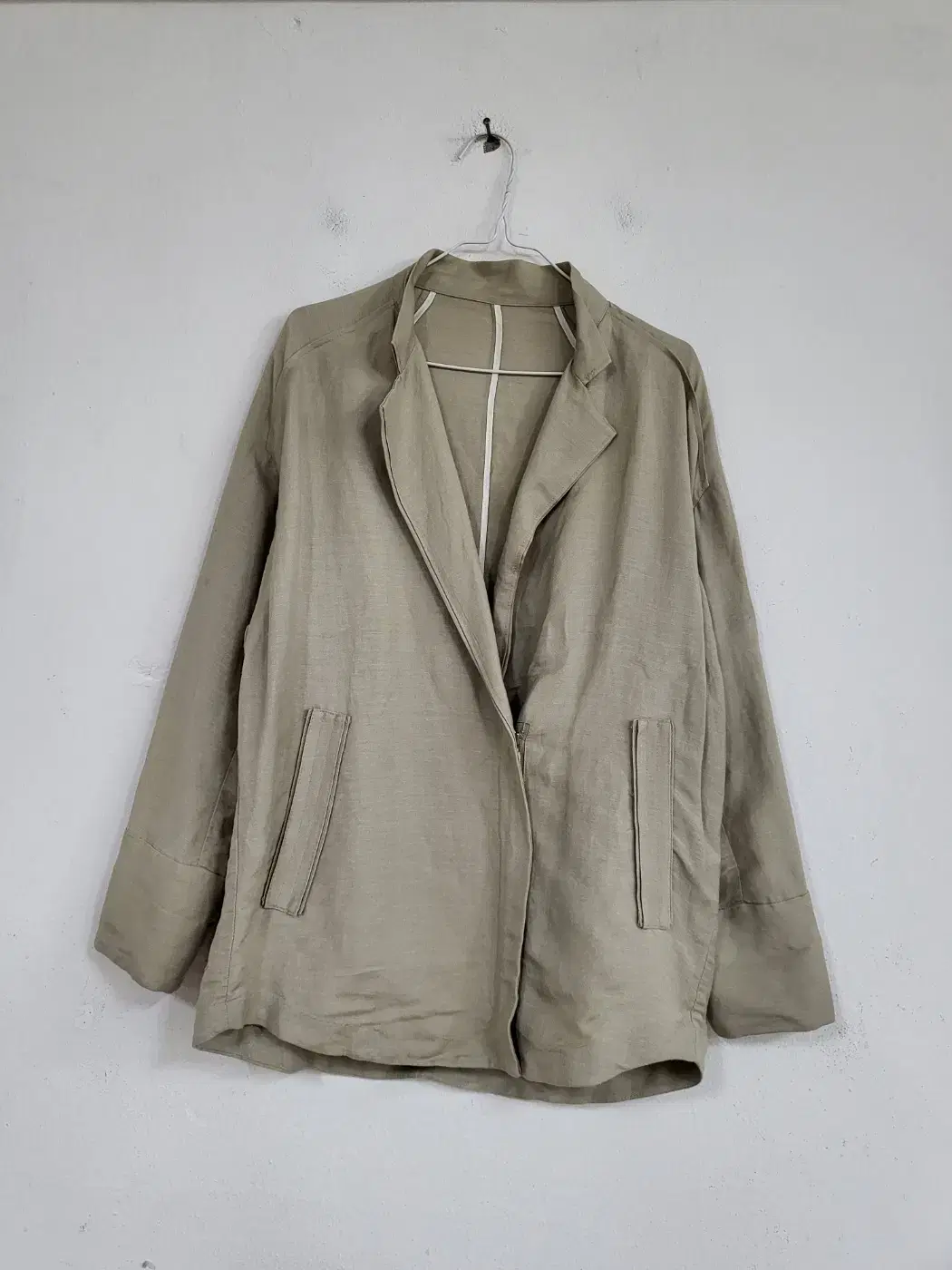 Vera Wang Women's New Beige Linen Jacket 66